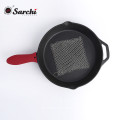 Pre-Seasoned Nonstick Durable Gusseisen Skillet / Fry Pfanne Kochgeschirr, 12-Zoll, schwarz